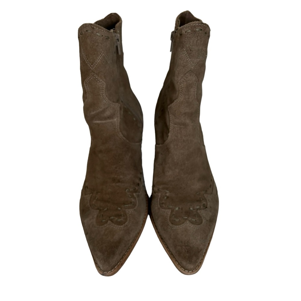 Matisse Brown Suede Western Boots